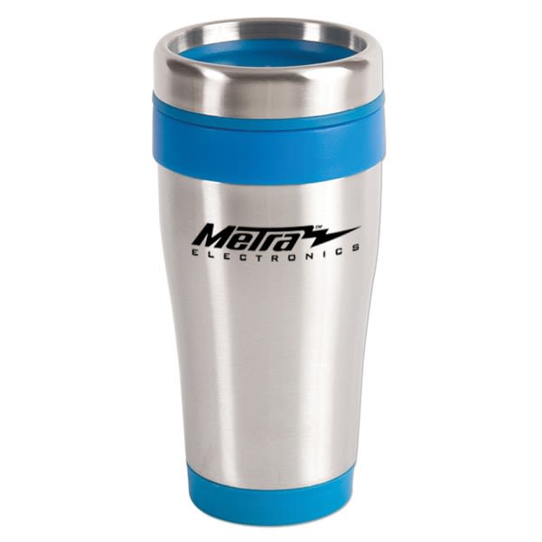 16 oz. Blue Monday Travel Tumbler