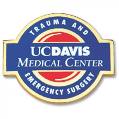 Customized Lapel Pins - Screen Print on Clois-Tech - For Health Personnel