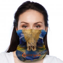 Southwestern Animal Skull Gaiter Face Cover Promo