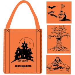 Large Halloween Art Non-Woven Tote Bag