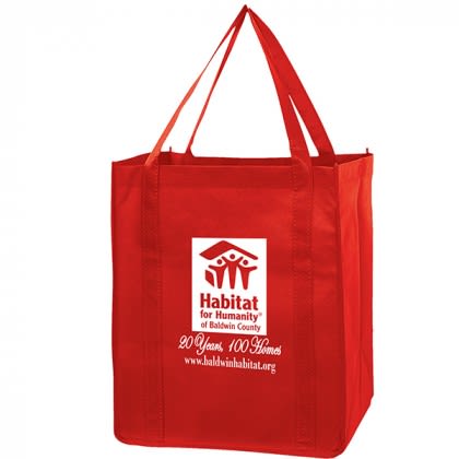 Recession Buster Grocery Bag with Insert - Red