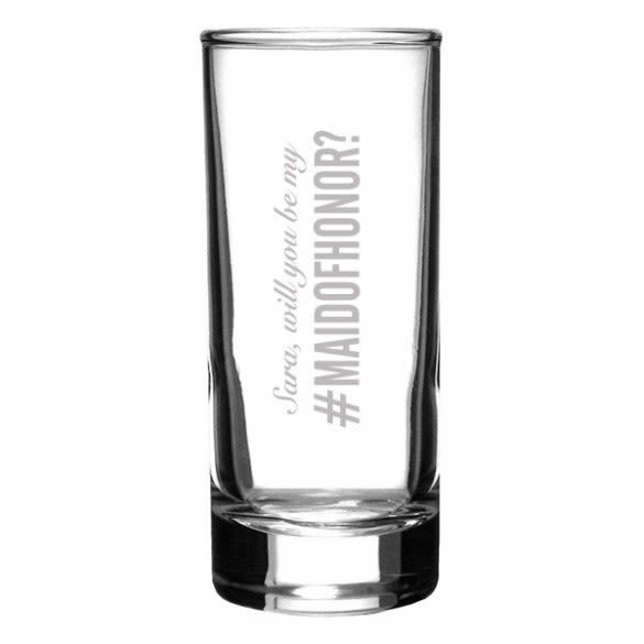 Maid of Honor Personalized Shot Glass