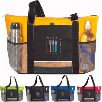 Icy Bright Custom Cooler Tote | Large Branded Cooler Bags Icy Bright Custom Cooler Tote | Large Branded Cooler Bags