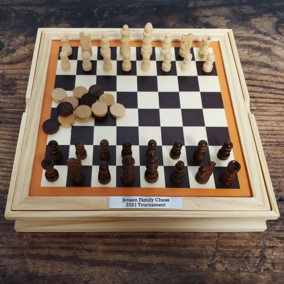 Personalized Chess Set Luxury Chess Game Chrome Plated Boxed Custom Board  Game Personalized Wooden Chess Board and Figures