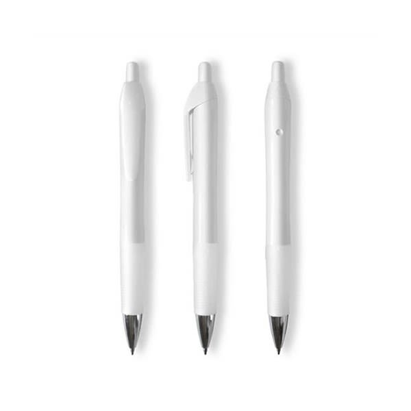 BIC White Intensity Clic Gel Pen with Black Ink