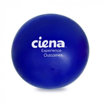 Smooosh Ball with Imprinted Logo Blue