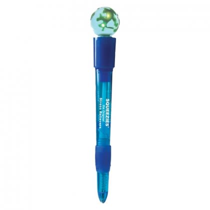 Promotional Ballpoint Light Up Earth Pen