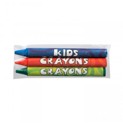 Bulk 1000 Blank Cello Wrapped Crayons - 3 Pack