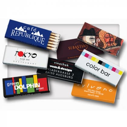 Wholesale Small Match Boxes with Personalized Company Logo Designs