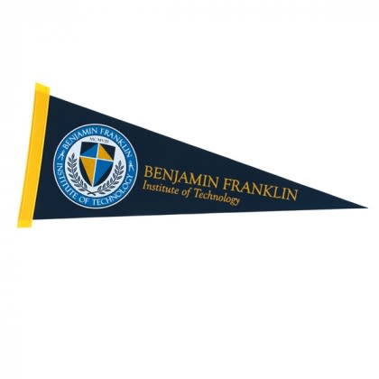 9 inch x 24 inch Pennant - Navy Blue