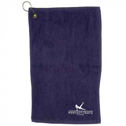 Purple Fingertip Towel | Personalized Fingertip Golf Towels with Logo