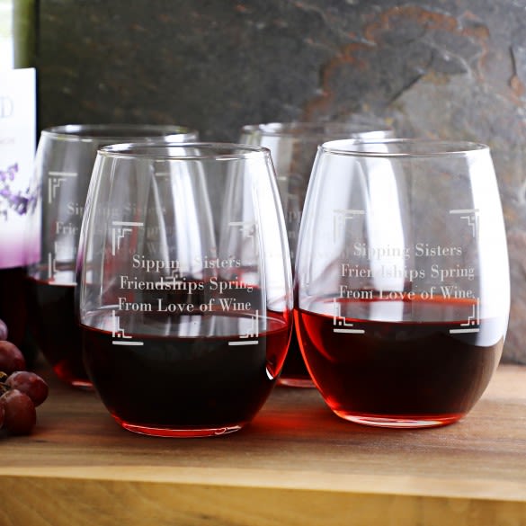 Gift Box for 15 oz. or 17 oz. Stemless Wine Glass, Set of 10