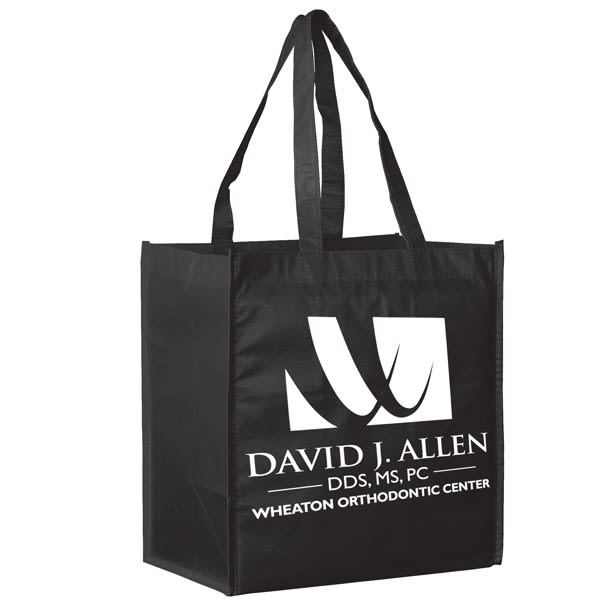  DISCOUNT PROMOS Custom Reusable Grocery Tote Bags