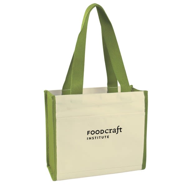 Large Custom Cotton Tote Bag with Logo No Minimum