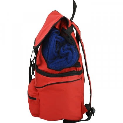 Promotional Logo Printed Cooler Backpacks - Side View