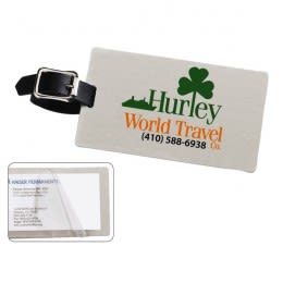 Custom Promotional Self Laminating Luggage Tags with Imprint