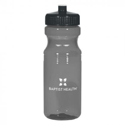 Poly-Clear Fitness 24 oz Bottle Promotional - Translucent Charcoal