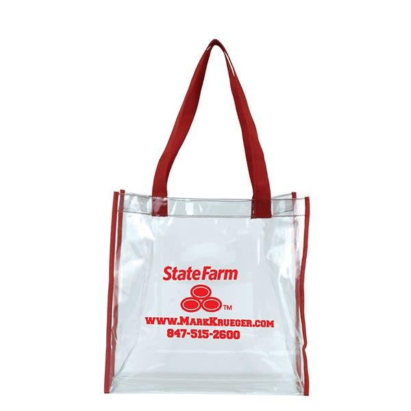 Clear Vinyl Tote Bag - ADMA2640 - Brilliant Promotional Products