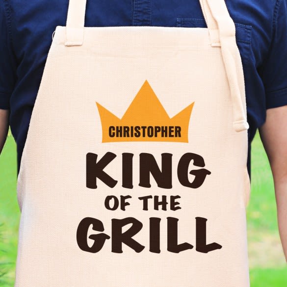 King of the Grill BBQ Apron | Customized BBQ Supplies