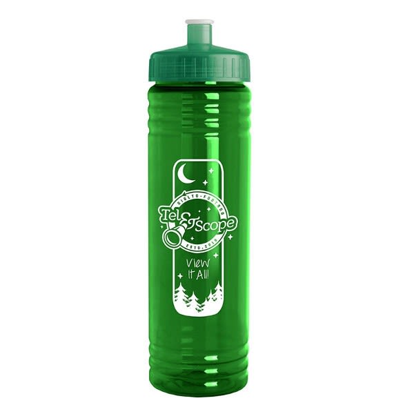 Slim Fit 24 oz Water Bottle with Push-Pull Lid - Sample