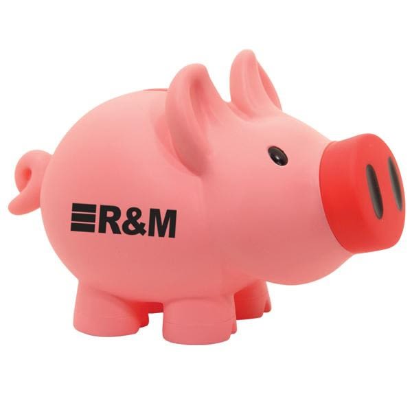 Jumbo Piggy Bank Personalized Piggy Banks with Company Logos