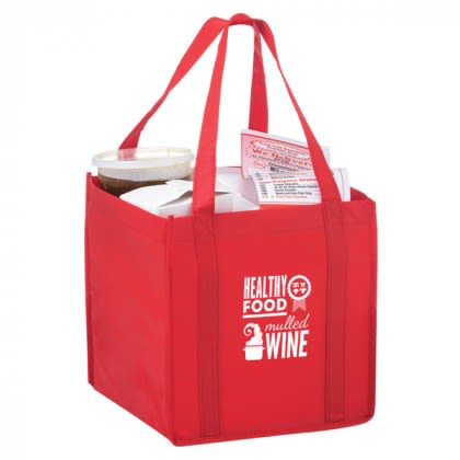 Promo The Cube Tote with Growler Insert red