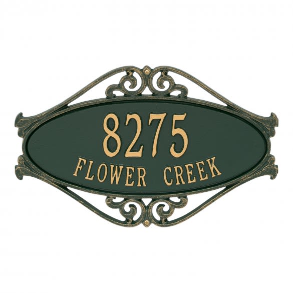 Personalized Hackley Family Address Plaque for Her