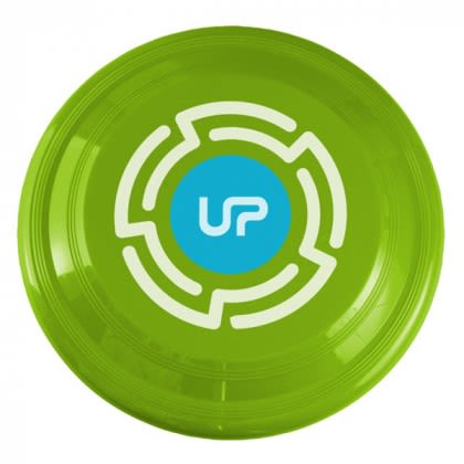 Eco-Friendly Promotional Flying Disc Toy with Company Logo - Neon Green