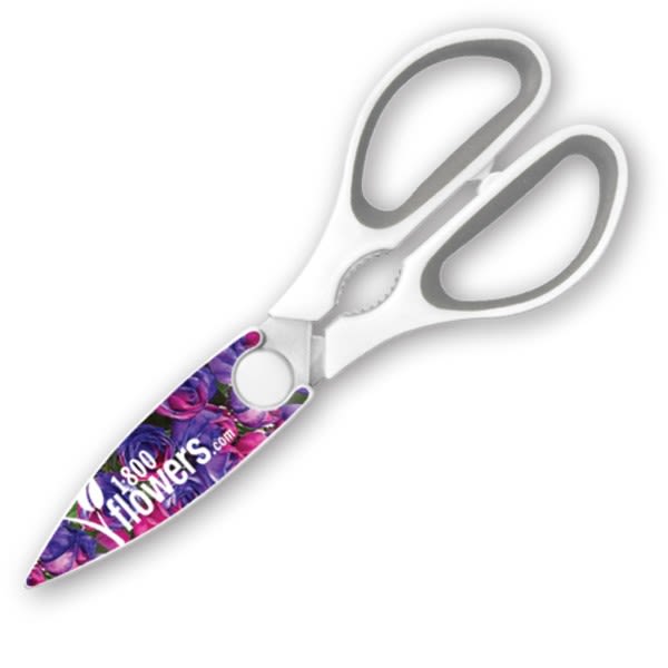 Utility Scissors with Magnetic Holder - Item #ZIP1585 -   Custom Printed Promotional Products