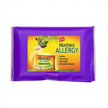 Full Color Logo Decal Tek Tissues - Purple