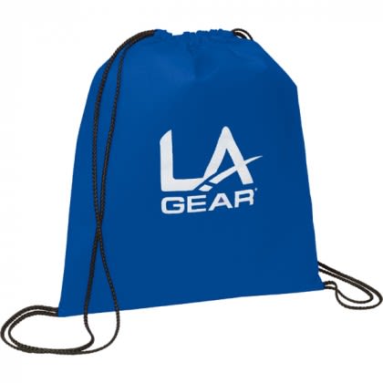 Inexpensive Custom Drawstring Backpacks | Evergreen Non-Woven Drawstring Backpack | Bulk Plain Drawstring Backpacks - Royal Blue