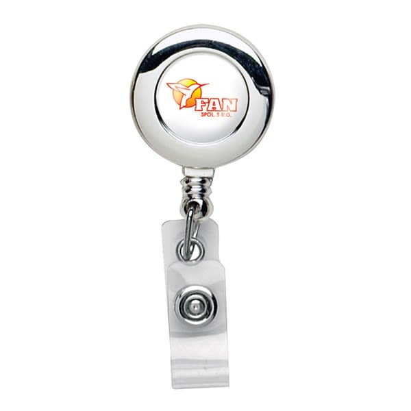 Chrome Round Badge Reel - Sample