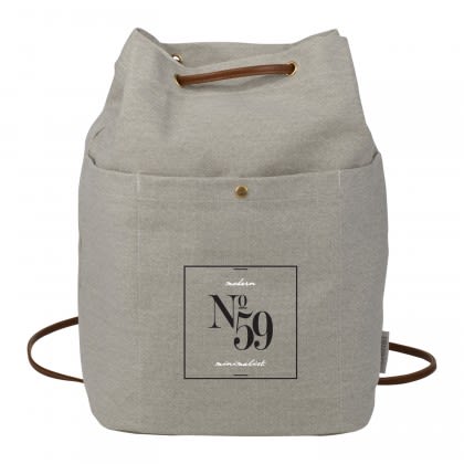 Promo Field & Co. Cotton Canvas Convertible Tote - Gray