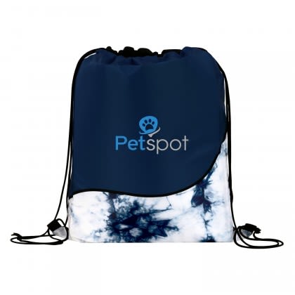 Logo Printed Tie Dye Sport Pack - Navy