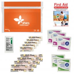 Custom Personal First Aid Kit With Contents - Orange
