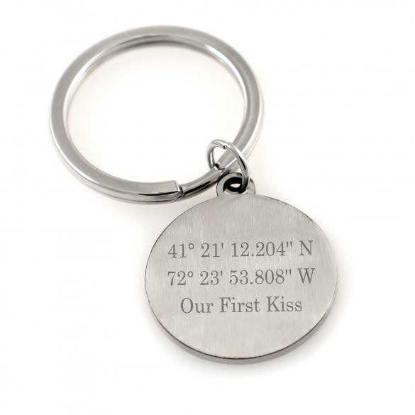 Key Holder Special Place Commemorative Gift | Special Occasion Gift Engraved Key Ring