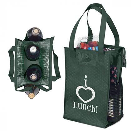 Super Snack Lunch Tote- Hunter green Super Snack Lunch Tote- Hunter green