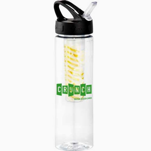25oz Fruit Infuser Sport Bottle  Imprinted Motivational Water Bottles