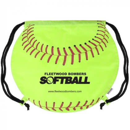 GameTime Softball Drawstring Backpack