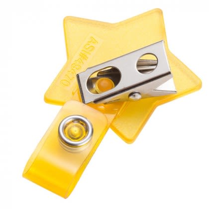 Custom Star ID Badge Holder Back Custom Star ID Badge Holder Back