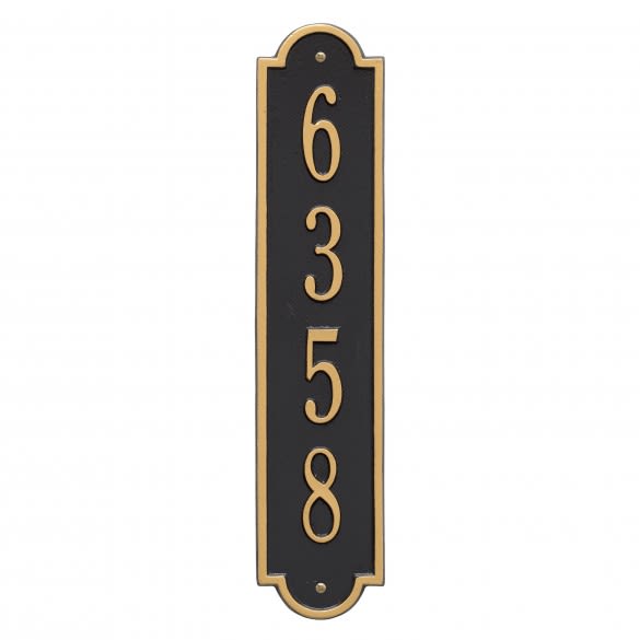 Customized Richmond House Number Plaque