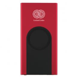 Promotional Wireless Power Bank 6000 mAh  - Red