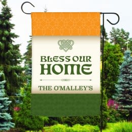 Irish Blessing Customized Garden Flag | Customized House Flag | Irish House Flag with Personalization