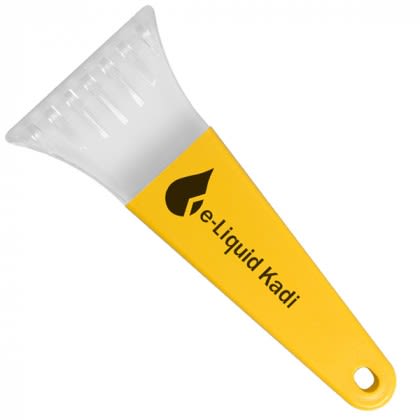 Small Promotional Ice Scrapers for Businesses - 7” - Yellow Handle Small Promotional Ice Scrapers for Businesses - 7” - Yellow Handle