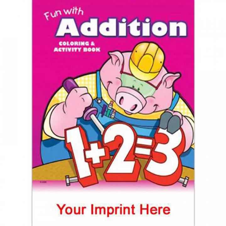 Promo Coloring Books Coloring & Activity Book | Fun With Addition | Promo Coloring Book
