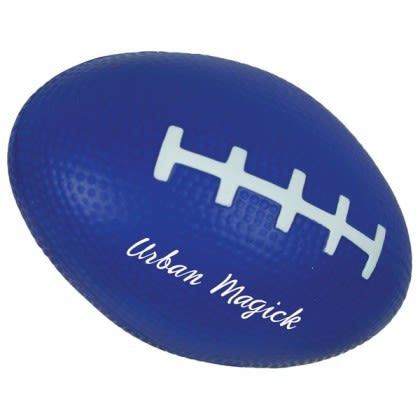 Football Squeezies Stress Reliever - Blue