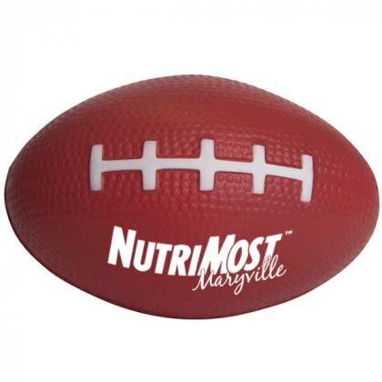 Football Squeezies Stress Reliever - Burgundy