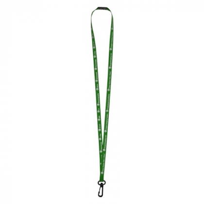 Imprinted Econo Lanyard .375 in. - Green