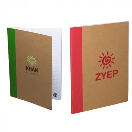 Color-Pop Recycled Memo Book with Imprint