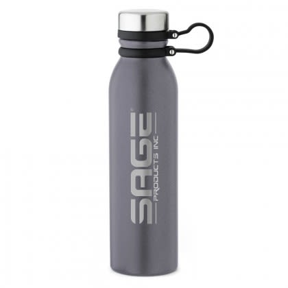 Custom Stainless Steel Bottle with Copper Lining - Graphite